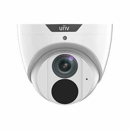 UNIVIEW 8MP Eyeball Network Camera 2.8mm Fixed, 30m IR, PoE, H.265, WDR, Mic IPC3618SR3-ADF28KM-G